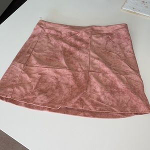 Lulus Velvet Skirt